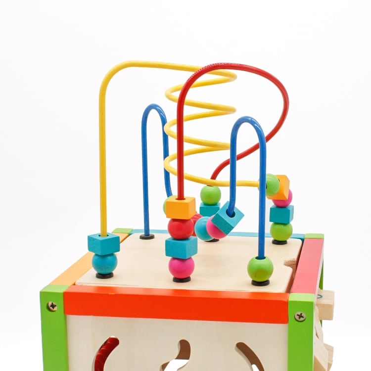 My First Learning Bead Maze Cube Activity Center by Kid's Destiny [並行輸入品] My First Learning Bead Maze Cube Activity Center - Babies Getaway