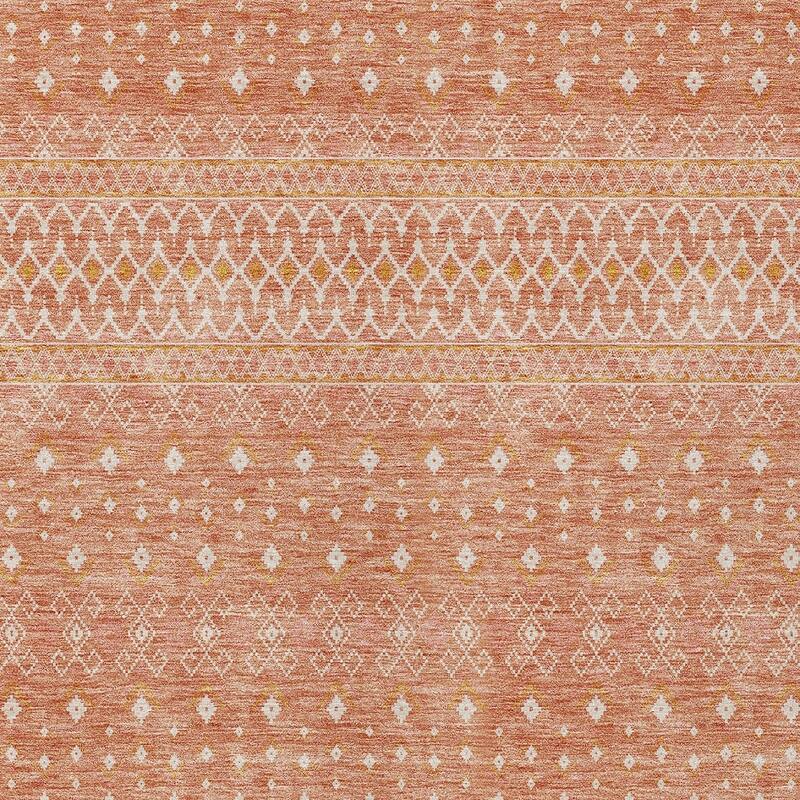 HomeRoots Tribal Transitional Rectangle Outdoor Rug