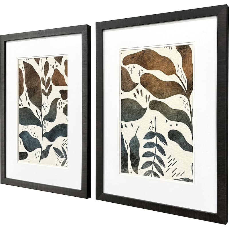 Paragon Dyed Fall Framed Art - Set of 2