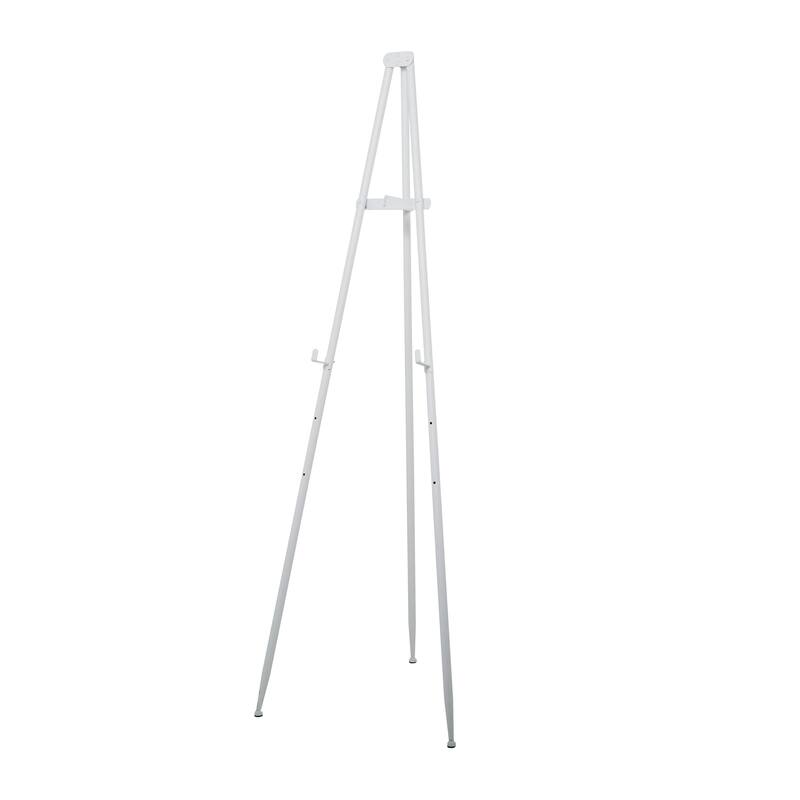 Metal Extra Large Adjustable 3 Tier Display Easel with Foldable Stand - Black or White - Roche River Decor