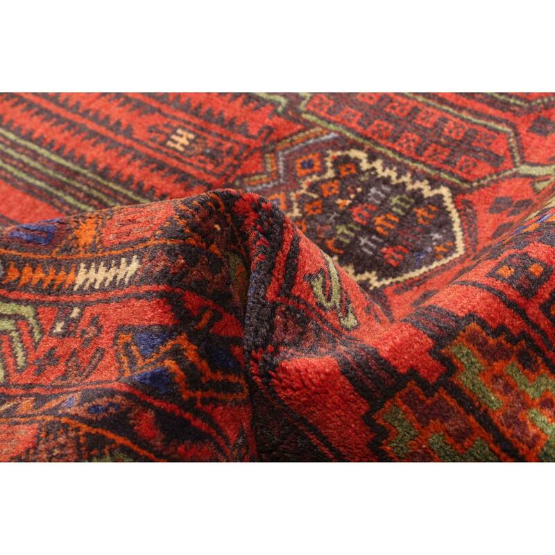 ECARPETGALLERY Hand-knotted Teimani Red Wool Rug - 2'8 x 4'0