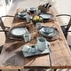 preview thumbnail 3 of 1, Euro Ceramica Diana 4 Piece Salt and Pepper/Cream and Sugar Breakfast Table Set