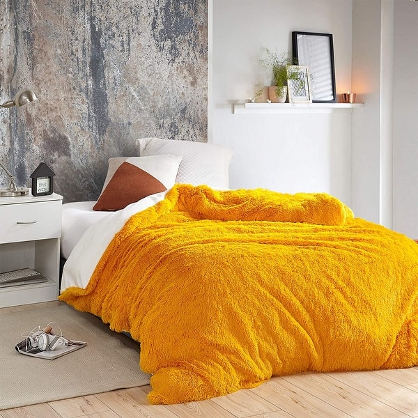 slide 2 of 3, Are You Kidding? - Coma Inducer Duvet Cover - Citrus/White
