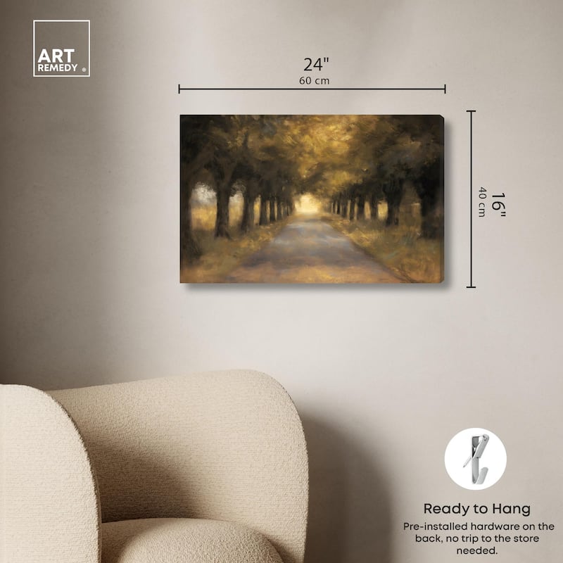 Misty Morning Canvas by Art Remedy, Gallery Wrapped