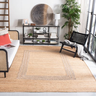 SAFAVIEH Handmade Natural Fiber Arnela Casual Solid Jute Rug