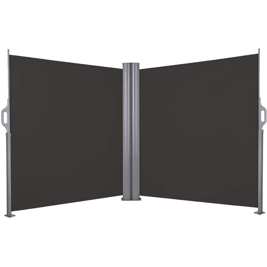 Retractable Side Awning, Double Patio Screen, Room Divider, Privacy Screen