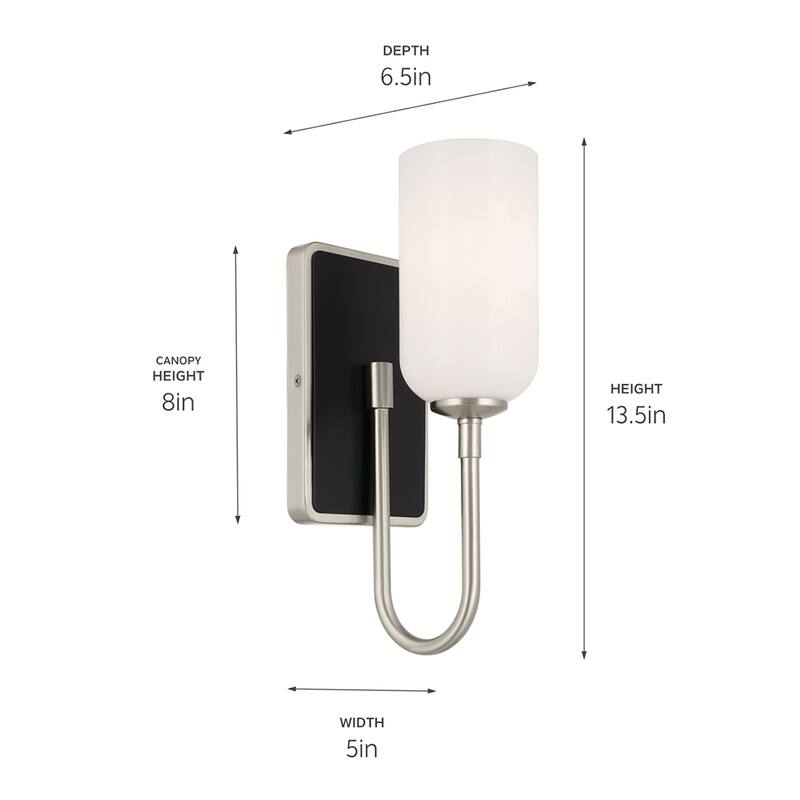 Kichler Lighting Solia 13.5 in. 1-Light Wall Sconce