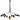 Explosion Ceiling Lamp Black