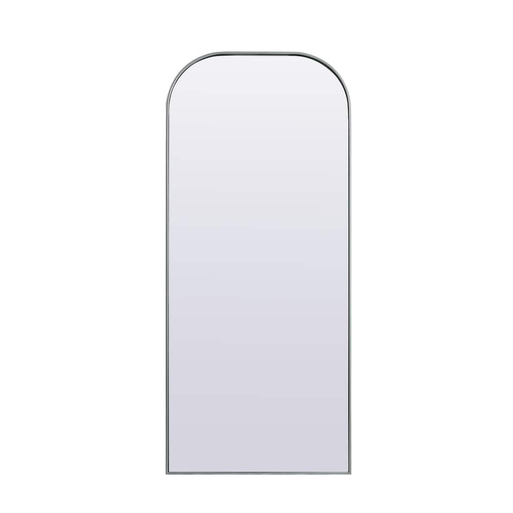 Indigo Home Metal Frame Arch Full Length Mirror 32x76 Inch