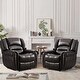 preview thumbnail 42 of 42, Classic Single Sofa Home Theater Recliner Seating With USB Port