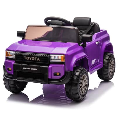 12V Kids Ride On Car W/Parents Control,Licensed Toyota LC250 2024,Four-wheel suspension,Adjustable volume,For Kids Aged 2-4