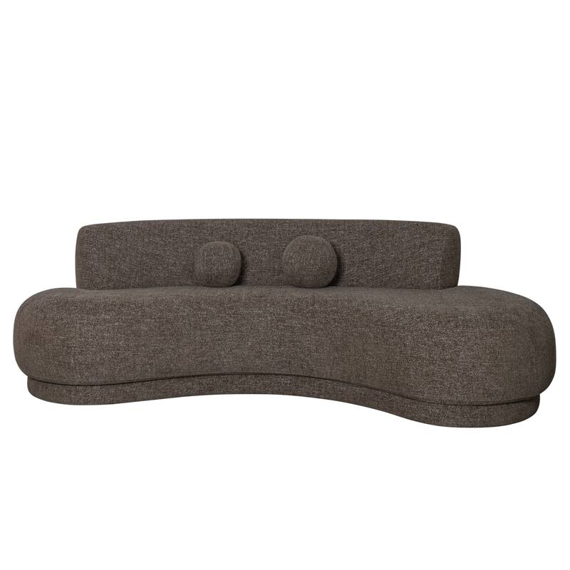 Oakland 97.5 in. 3-Seater Sofa with Oval Seat
