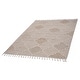 preview thumbnail 2 of 6, LOOM & LUXE Collection Cream/Trellis Indoor/Outdoor Area Rug