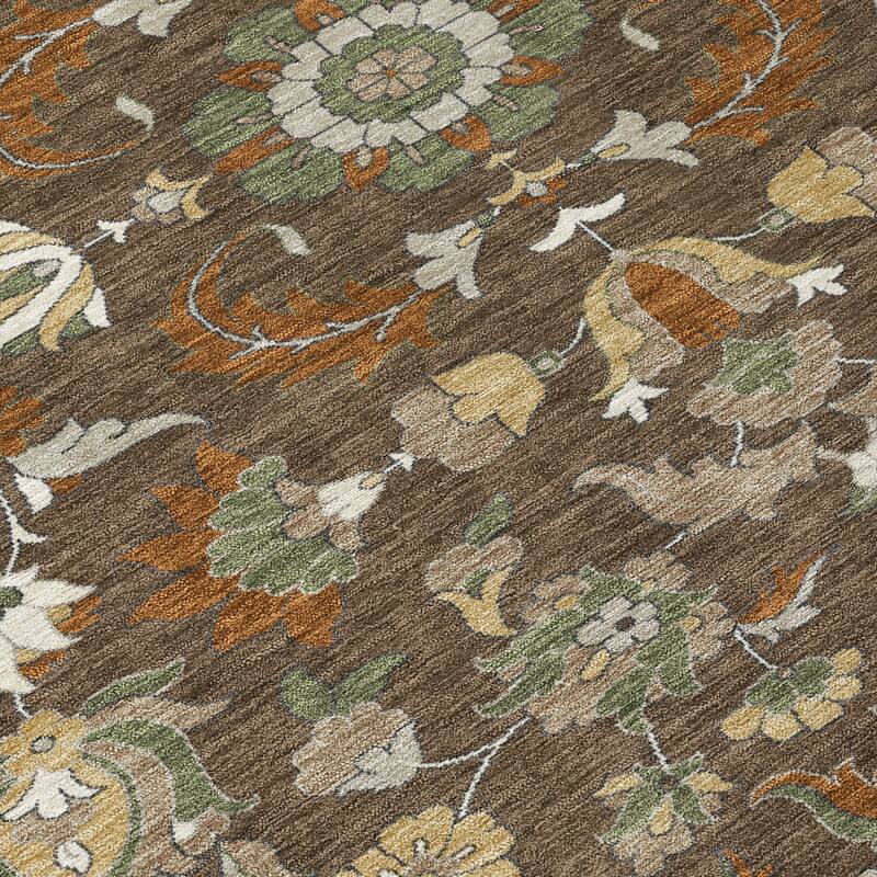 Machine Washable Indoor/ Outdoor Traditional Lanelle Chantille Rug