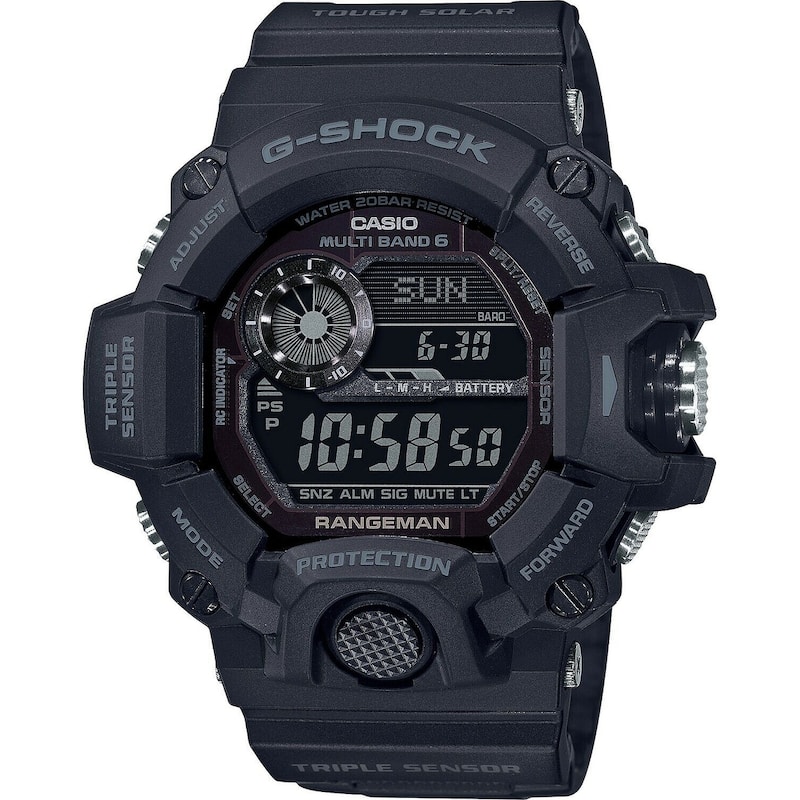 Casio G-Shock Rangeman Solar Digital Watch - Black
