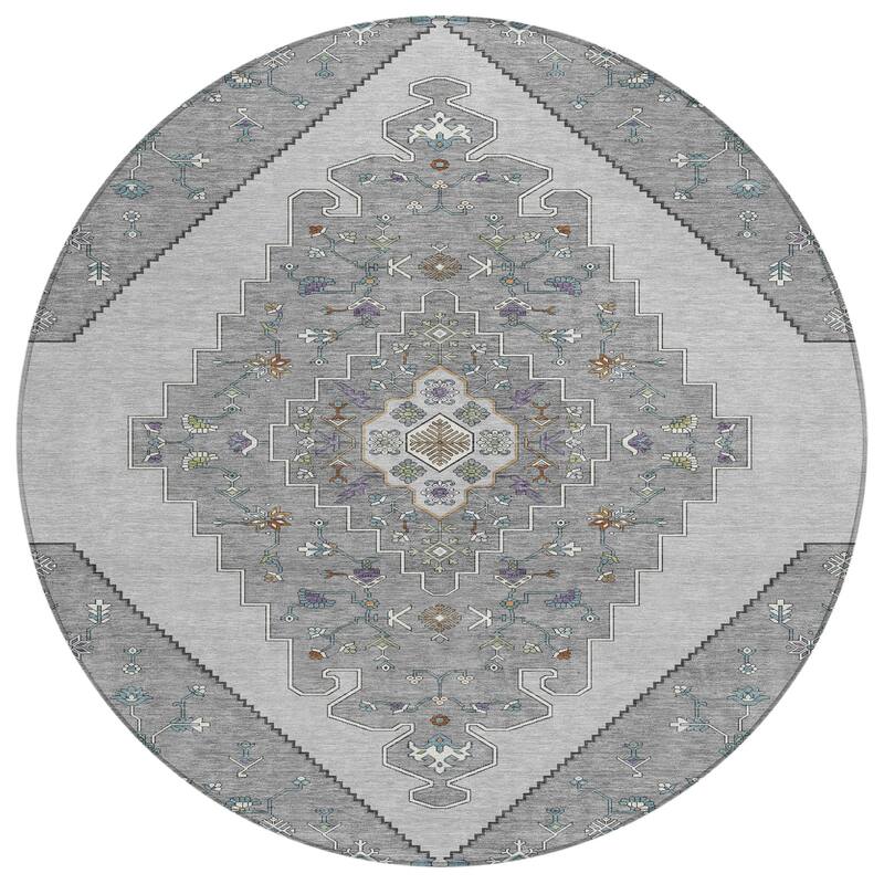 Machine Washable Indoor/ Outdoor Global Marrakesh Chantille Rug