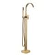 preview thumbnail 15 of 31, WOWOW Single-Handle Waterfall Freestanding Tub Faucet with Handshower Gold