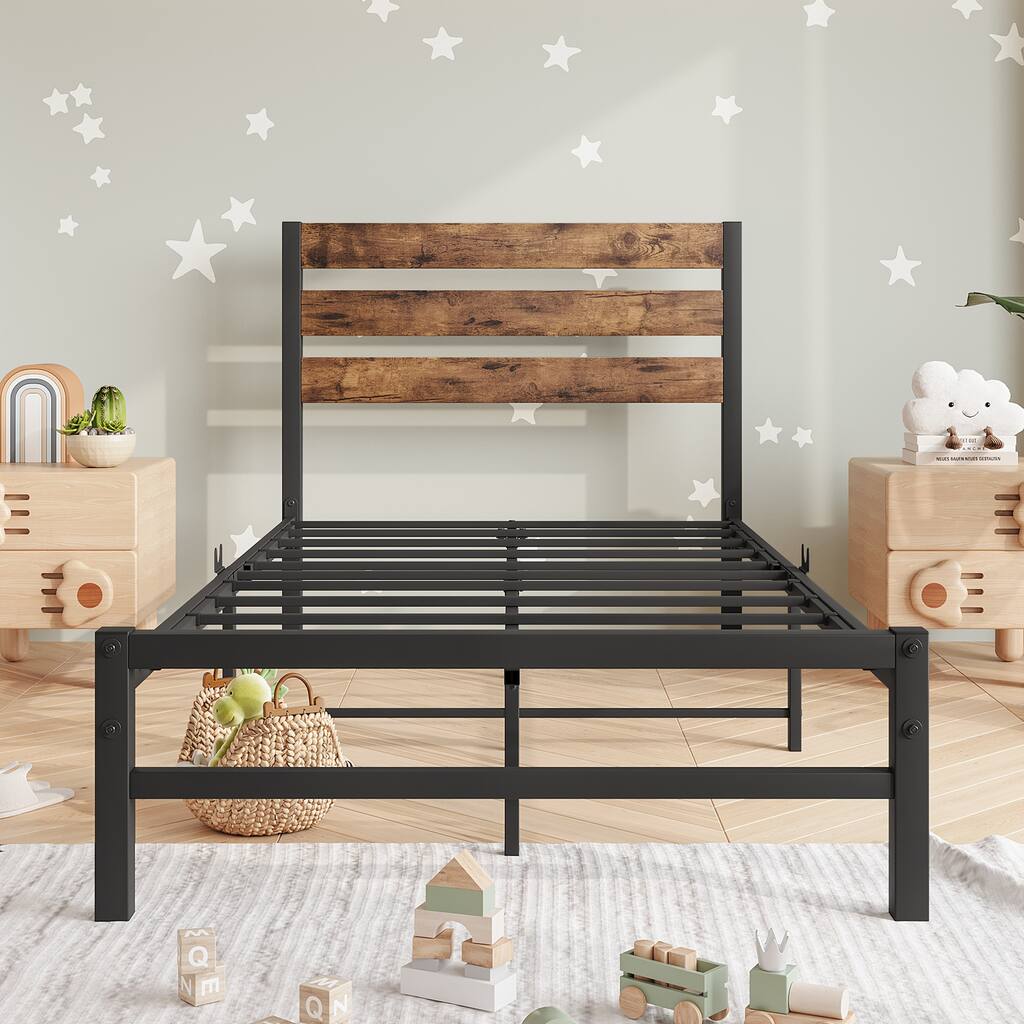 Twin Size Platform Bed Frame