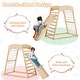 preview thumbnail 9 of 19, Costway 6-in-1 Wood Jungle Gym Montessori Climbing Play Set with - See Details