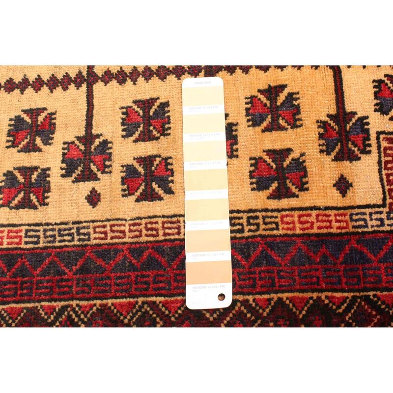 ECARPETGALLERY Hand-knotted Teimani Tan Wool Rug - 2'7 x 4'0