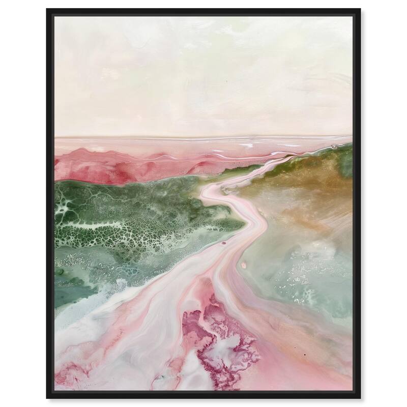 Noir Pulse I Canvas by Art Remedy - 30" x 36" - Black