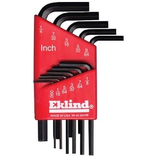 Eklind Short Series Hex-L Key Set 11-count