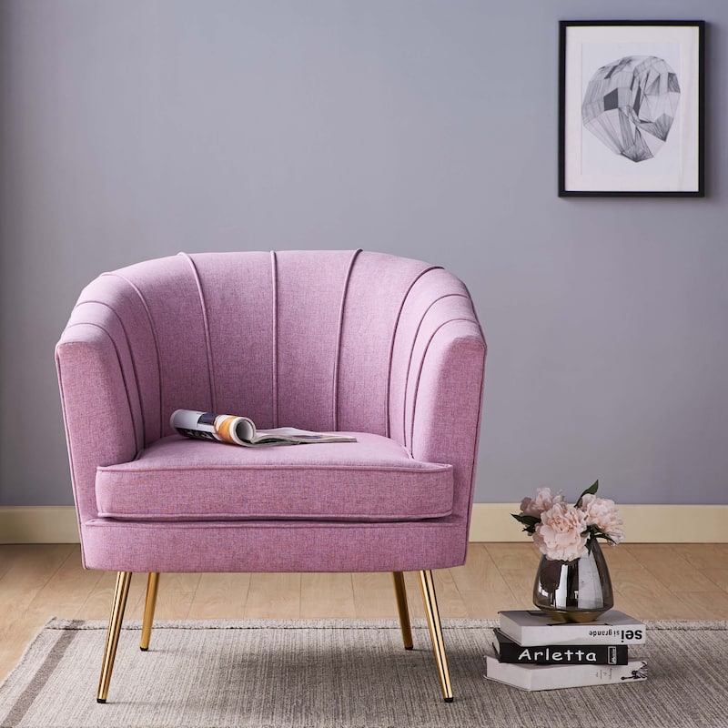 Delicia Contemporary Upholstered Accent Chair by Furniture of America