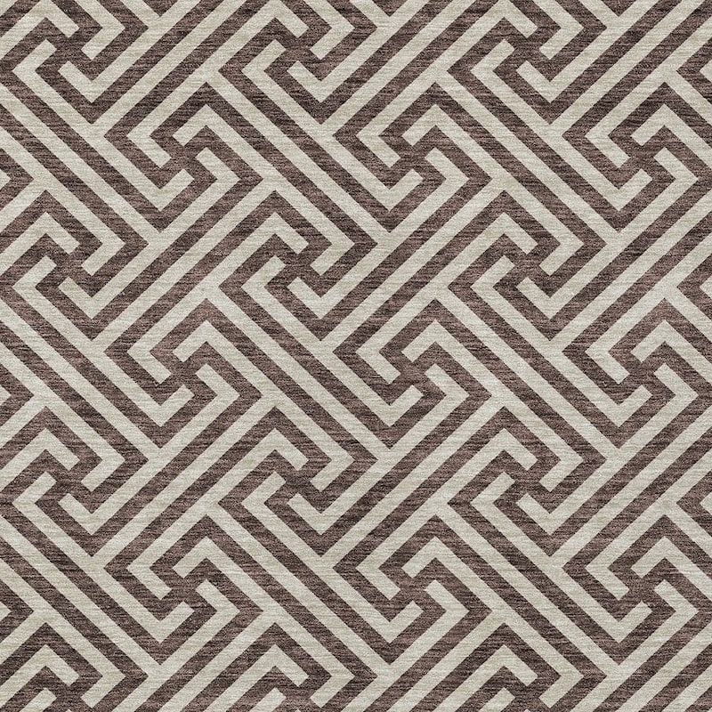 HomeRoots Geometric Transitional Rectangle Outdoor Rug