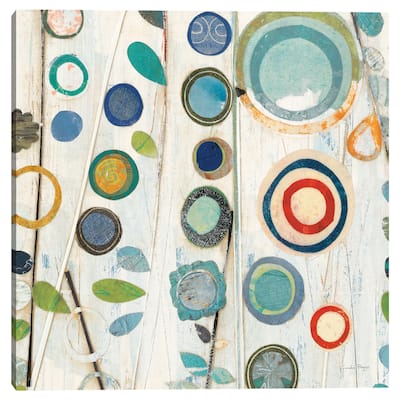 Ocean Garden I Square by Candra Boggs Canvas Art Print