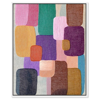 Color Block Cadence I Canvas by Art Remedy