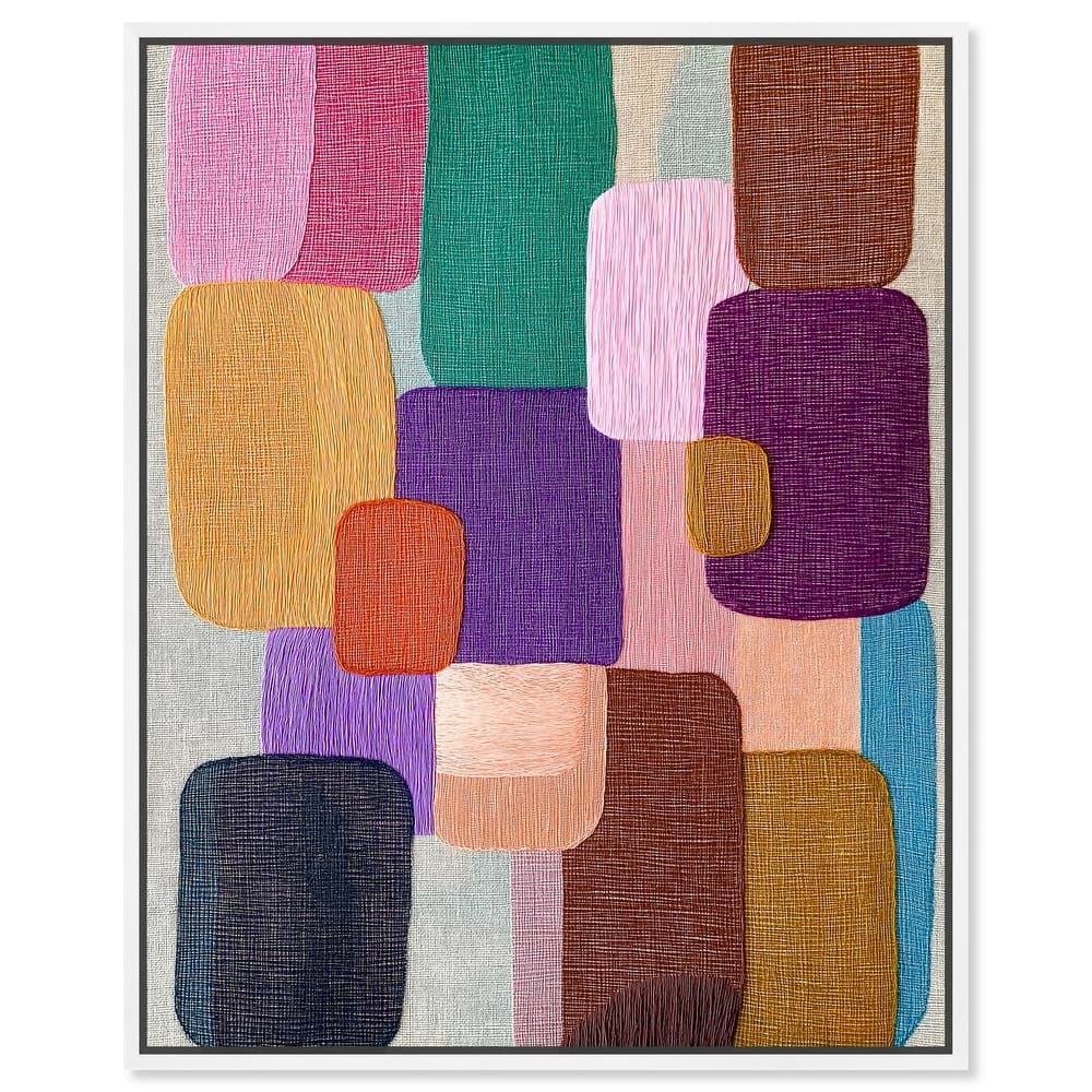 Color Block Cadence I Canvas by Art Remedy