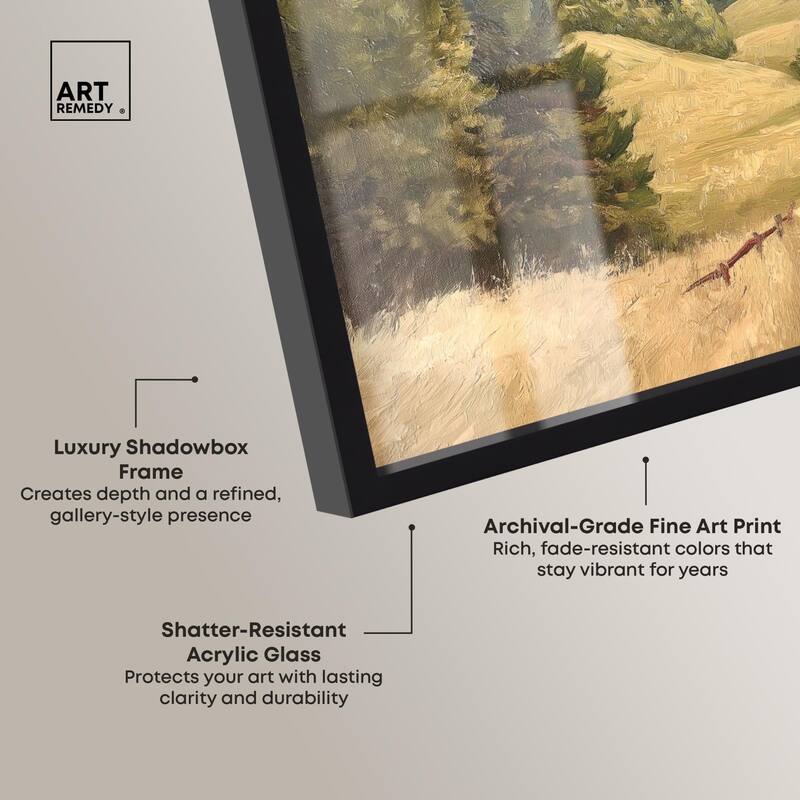 Summer Fields Shadowbox by Art Remedy