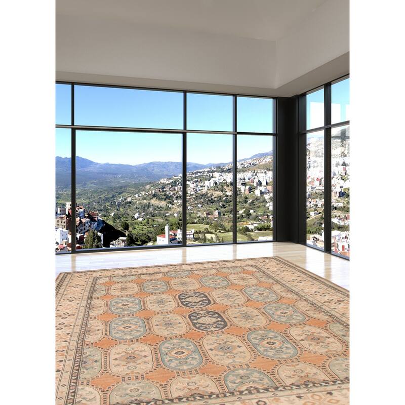 ECARPETGALLERY Hand-knotted Finest Ghazni Copper Wool Rug - 8'2 x 10'10