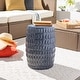 preview thumbnail 3 of 12, Artistic Weavers Lisette Indoor/ Outdoor Textured Garden Stool