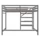 preview thumbnail 9 of 16, Full Loft Bed with Storage Staircase & Hanger