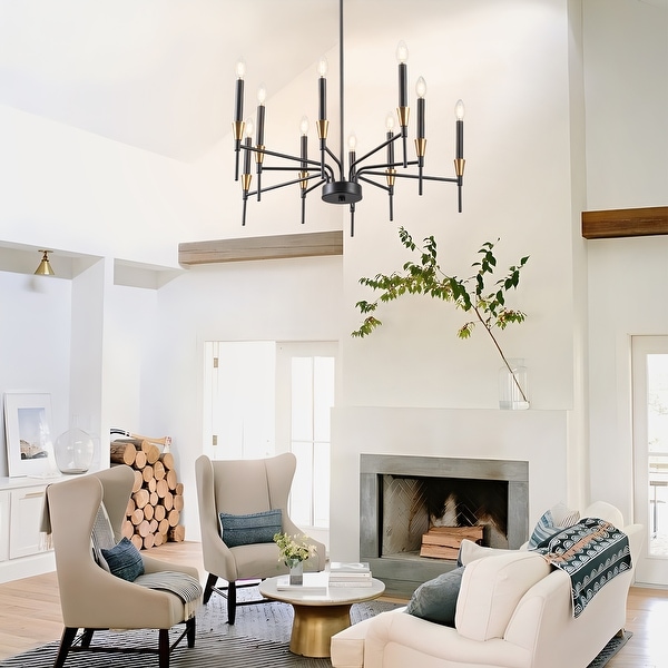Candle Chandelier Metal Chandeliers Black Farmhouse Chandelier E12 On Sale Bed Bath Beyond 39673967