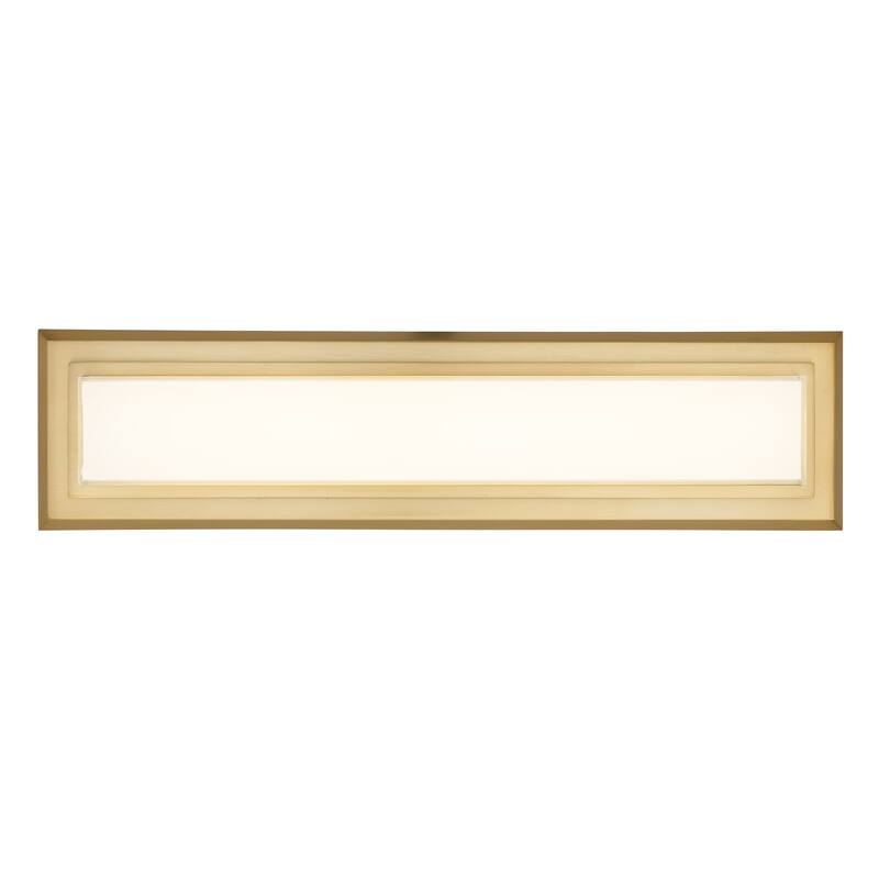 Purity 18" Antique Brass LED Bathroom Vanity Light