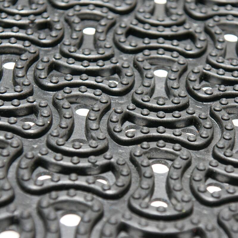 Rubber-Cal "Dura-Scraper Drainage" Commercial Door Mat