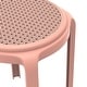 preview thumbnail 42 of 48, Tresse All-Weather Round Stackable Dining Stool with Wicker-Style Seat for Indoor, Outdoor, Patio, and Kitchen - Fully Assembled