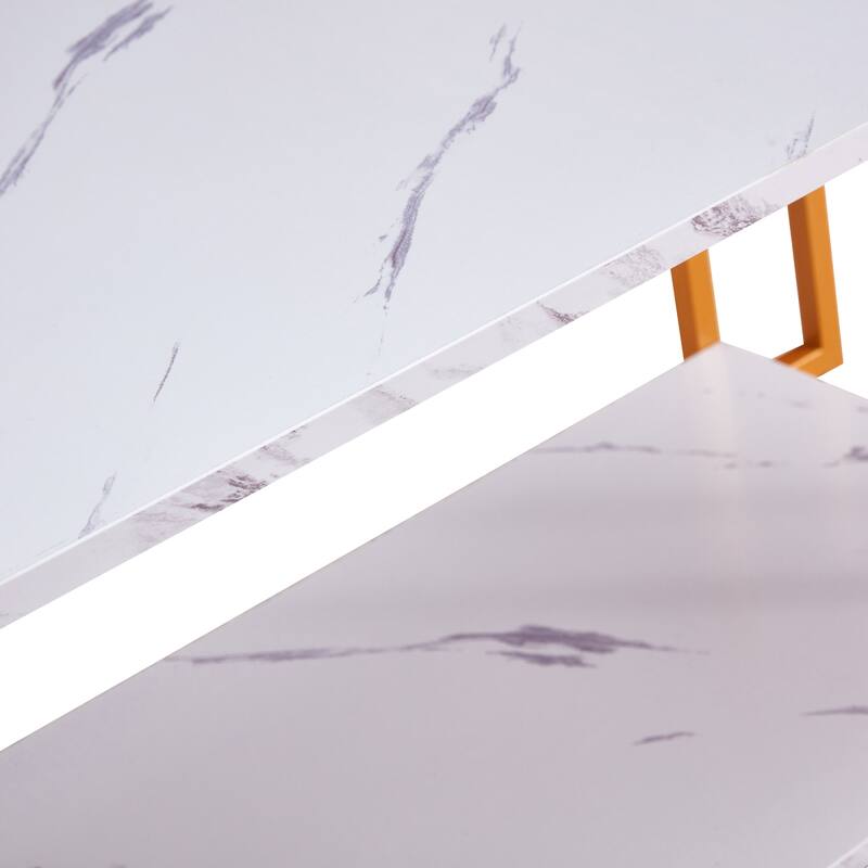 Marbled MDF Coffee Table
