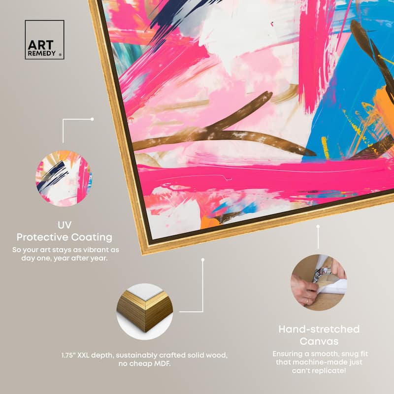 Exuberant Hues IV Canvas by Art Remedy