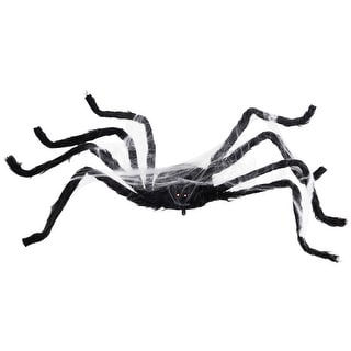 Animated Walking Spider with Sound Halloween Decoration - 24"