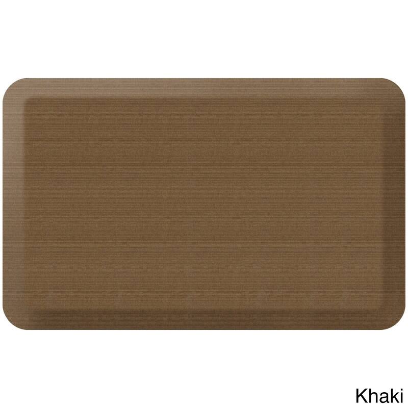 Designer Comfort Grasscloth Anti-Fatigue Kitchen Mat