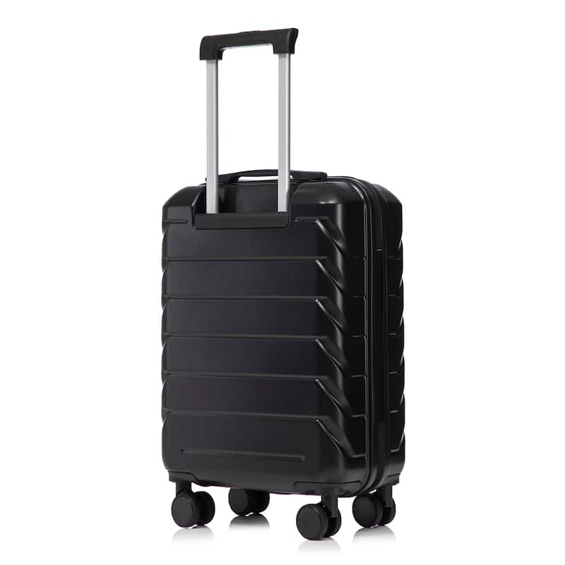 14"/20" ABS Spinner Wheel Luggage w/Combination Lock & Cosmetic Case