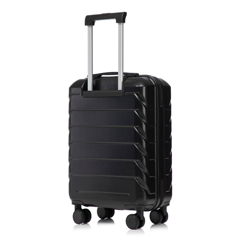 20 Inch ABS Hard Shell Travel Checked Luggage, Scratch Resistant Surface Four Multi-Directional Wheels, With Combination Lock