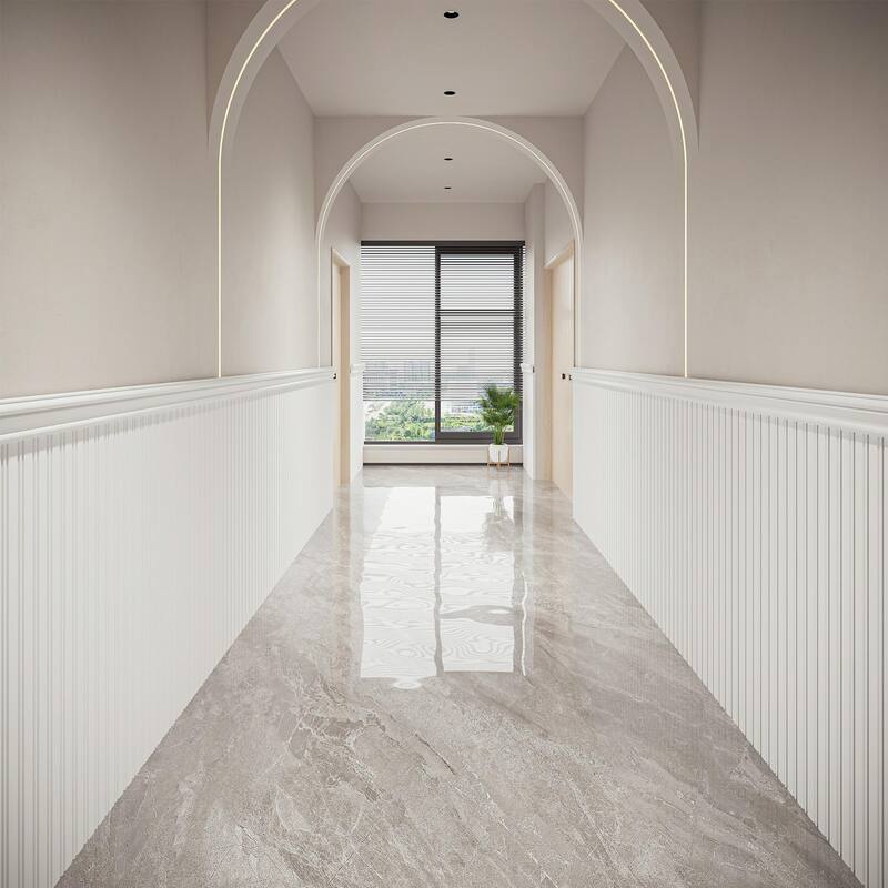 Art3d Decorative PS Wall Panel Kit with Trim, 12 Panels & 4 Edge Strips - N/A