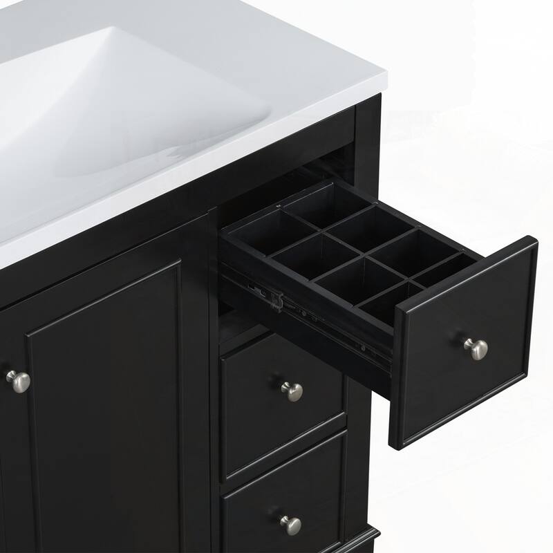 Bathroom Vanity with Ceramic Sink Combo
