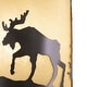 preview thumbnail 11 of 11, Yellowstone 1 Light Bronze Rustic Moose Tree Flush Indoor Outdoor Wall Sconce - 8-in W x 11-in H x 5-in D