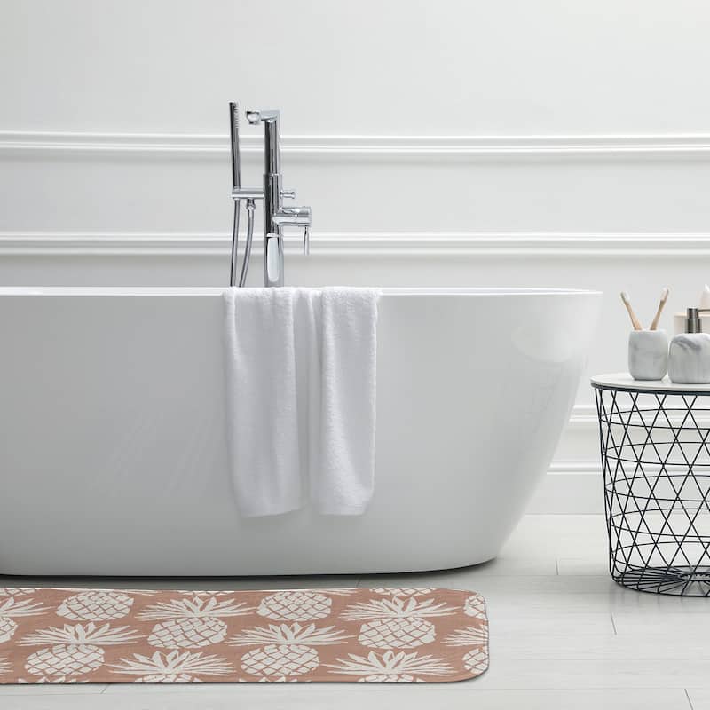 Pineapple Pattern Bathmat