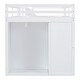 preview thumbnail 28 of 38, Full Size Wood Loft Bed With Built-in Wardrobes,Cabinets and Drawers